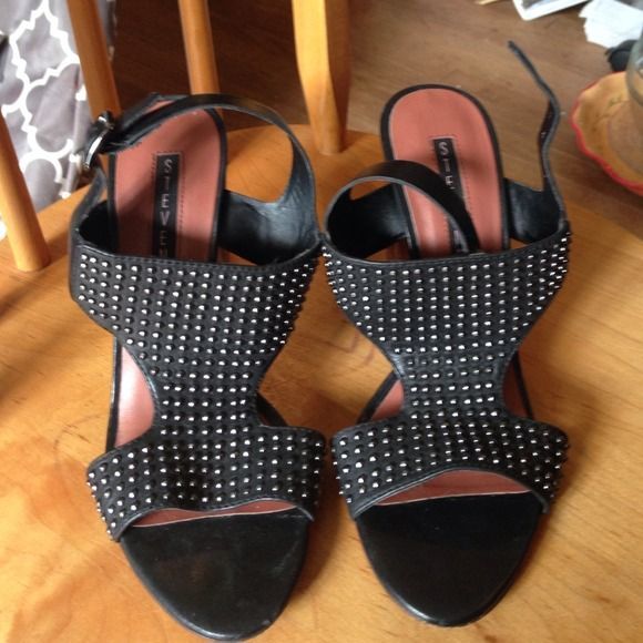 Steven by Steve Madden Shoes - Steven by Steve Madden black studded heels